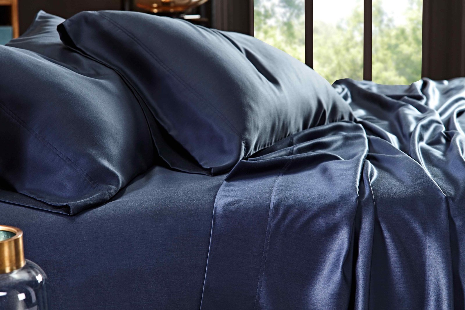 CSS-511-7284_4|Luxurious 100% Lyocell Tencel sheets, incredibly soft and breathable for ultimate comfort and sustainable bedding.