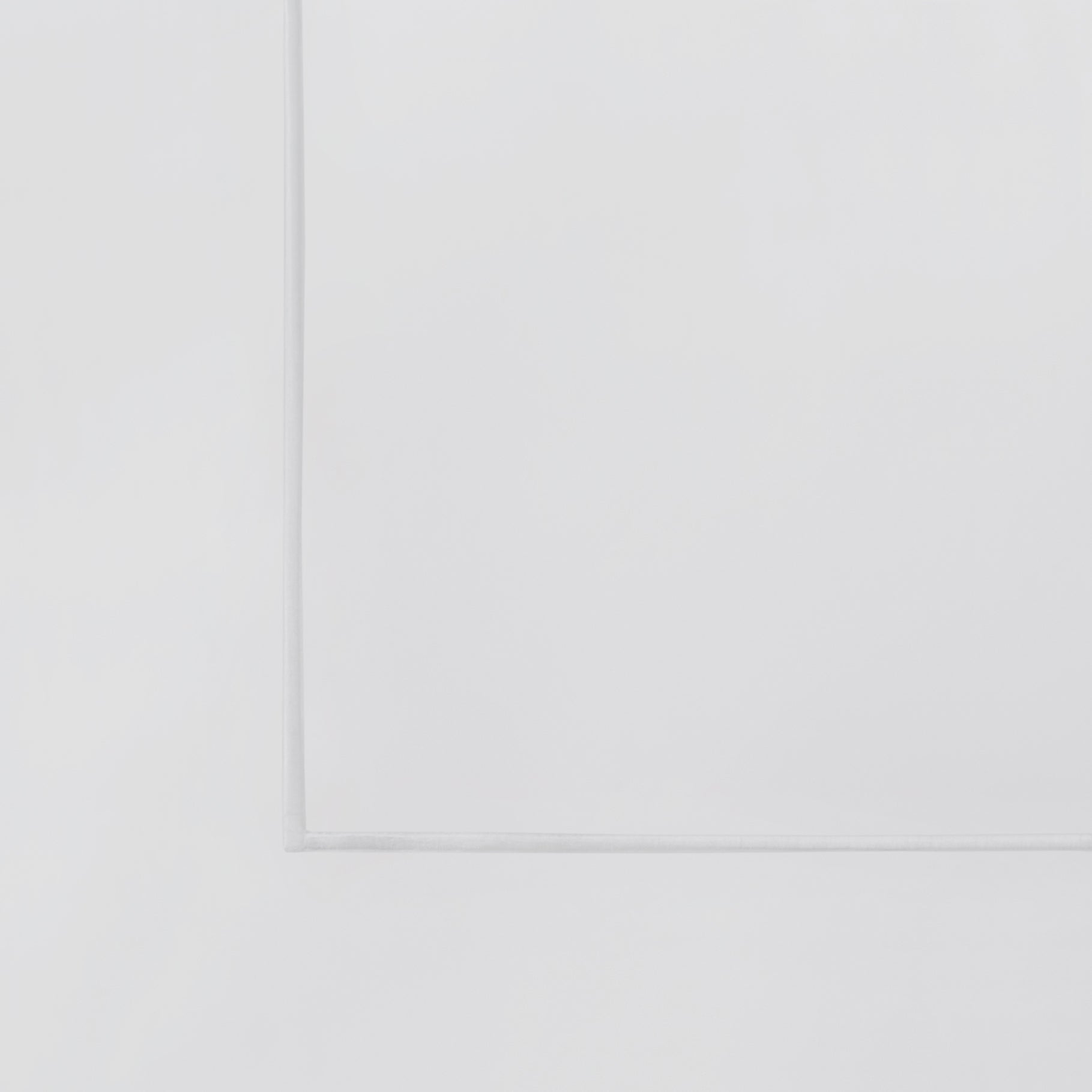 SS-058-2026_5|Crisp pure white sateen duvet cover, showcasing subtle stitched border detail, perfect for a refined, modern bedroom look.