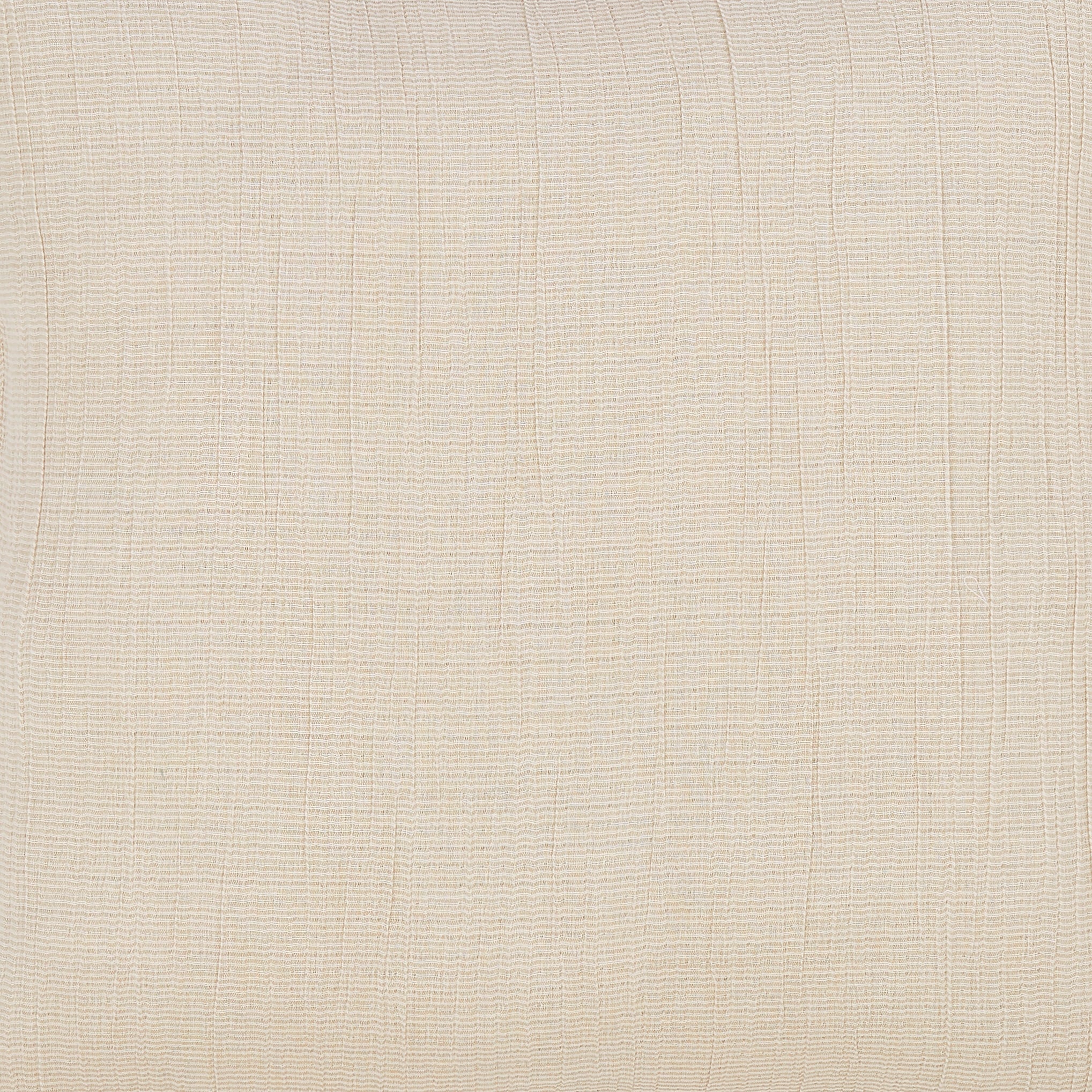 BT-115-9496_6|Close-up of a soft cream textured cotton blanket fabric, showcasing its delicate weave and comfortable, inviting feel.