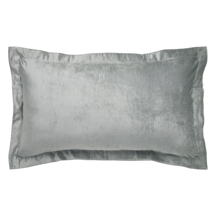 KS-054-2036_1|Luxurious grey velvet duvet cover set, soft textured fabric for a cozy elegant bedroom. Features a rich grey hue.
