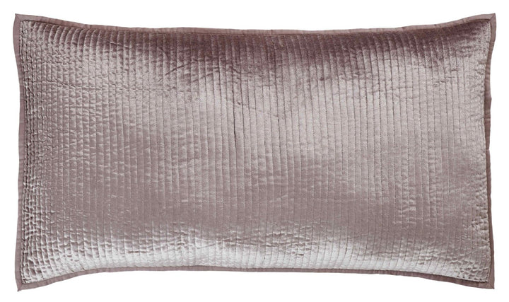 KS-160-2036_1|Luxurious grey velvet quilted coverlet, perfect for an elegant bedroom decor. Soft, plush texture for ultimate comfort and style.