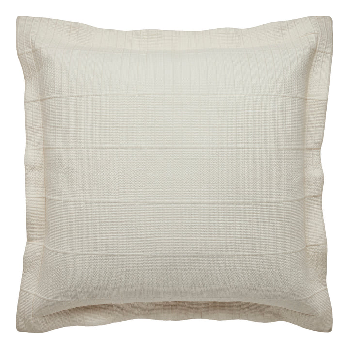 ES-271-2626_1|Off-white ribbed woven coverlet. Soft, lightweight, and modern bedspread, perfect for adding sophisticated comfort to any bedroom.