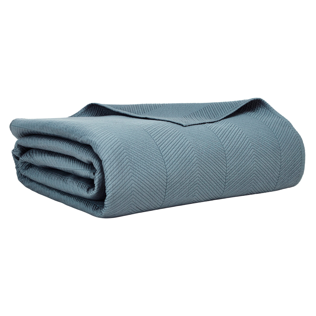 CL-261-9496_6|Stylish teal blue-green chevron quilted coverlet, perfect for a modern bedroom. Adds a touch of luxury.