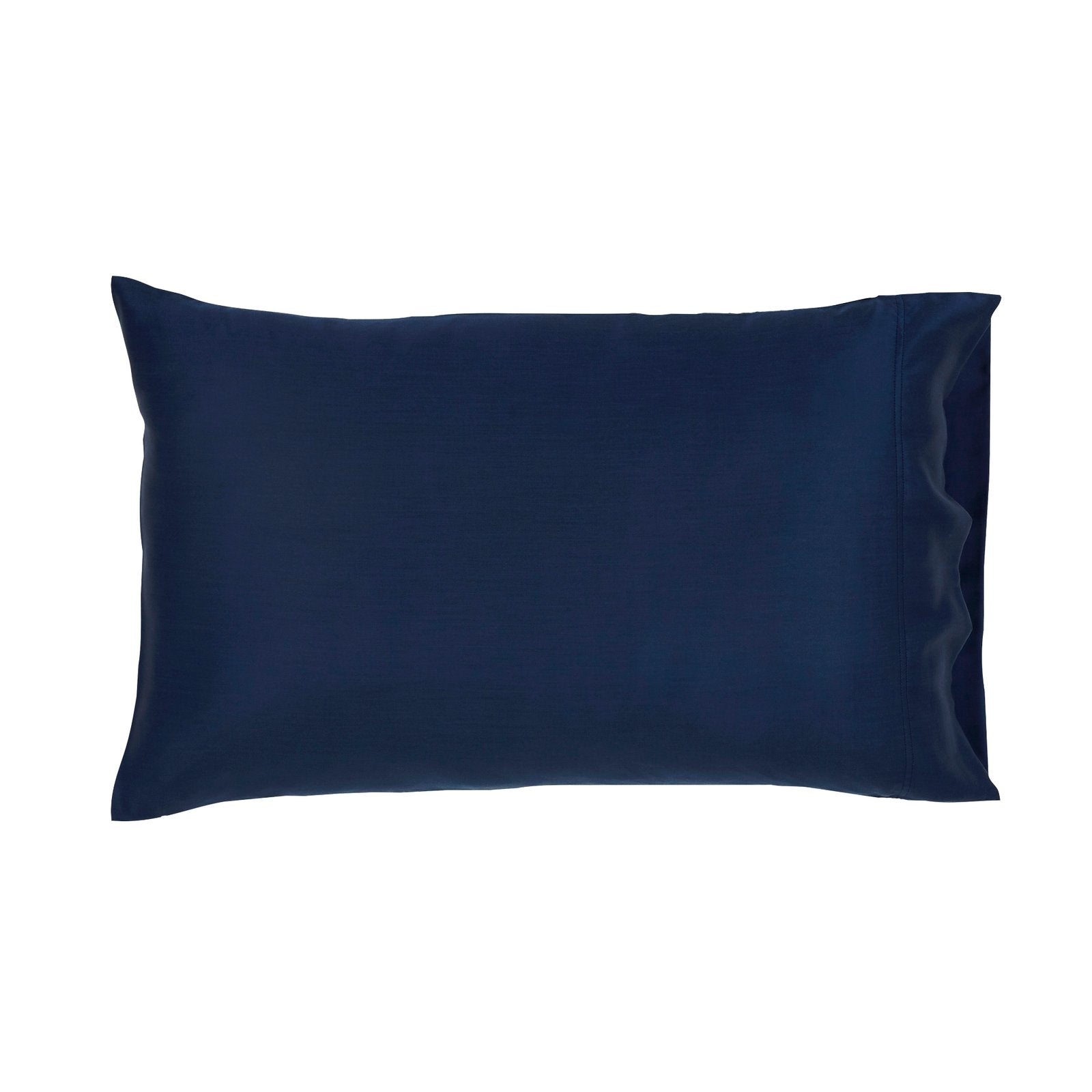 ASP-509-X_1|Rich navy blue pillow sham, crafted from soft, durable fabric, offering a comfortable and elegant bedding accent.