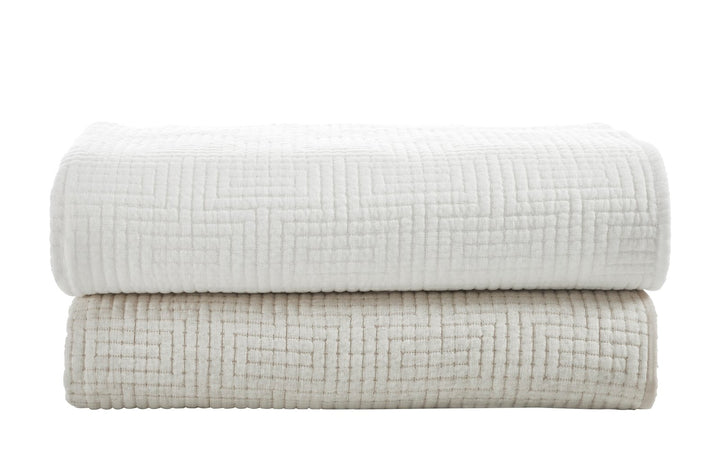 CL-199-X_2|Soft, textured white bed pillow with a subtle geometric pattern, providing plush support for a restful night's sleep.