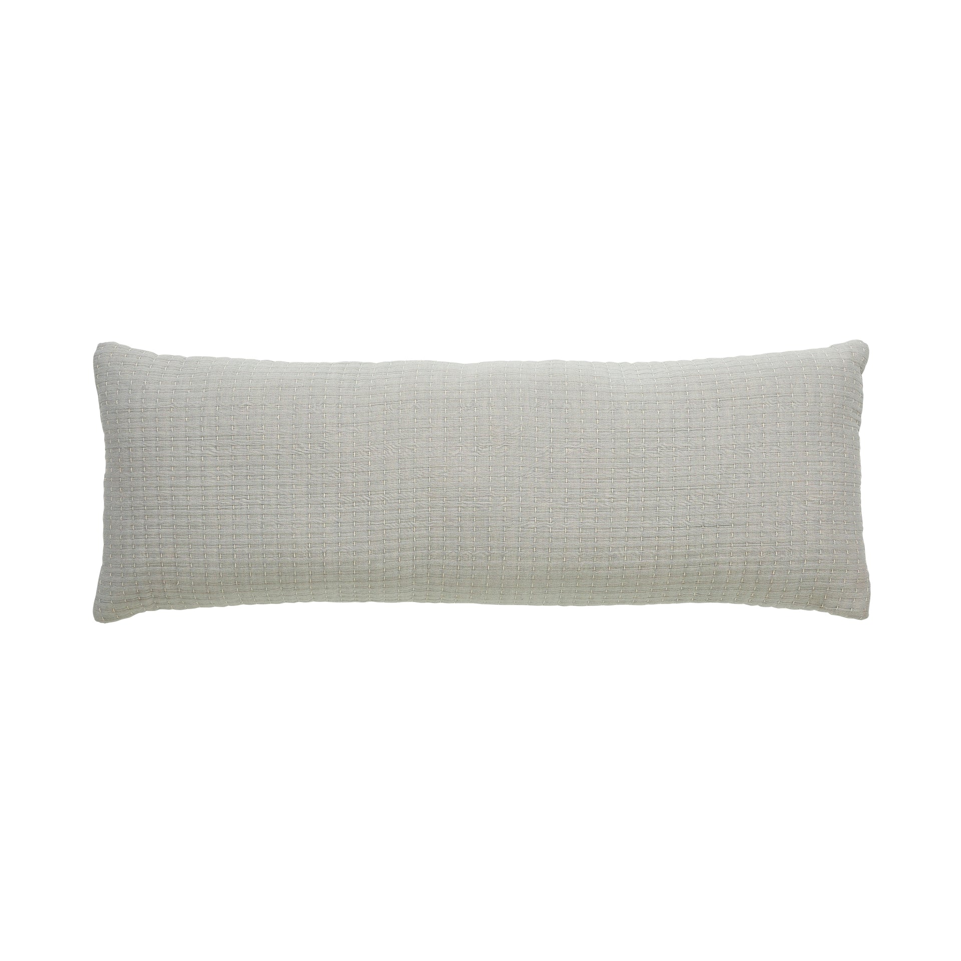TP-107-1426_1|Neutral off-white lumbar pillow with intricate woven texture. Perfect decorative accent for modern or minimalist bedding.