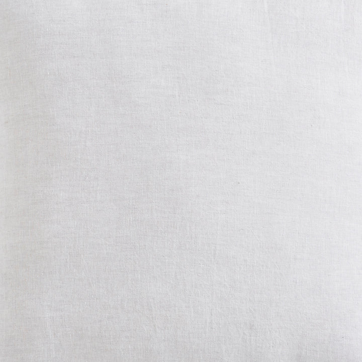SWT-038-1010_1|Close-up of a white linen fabric swatch, showcasing its natural texture and soft, breathable weave. Perfect textile sample.