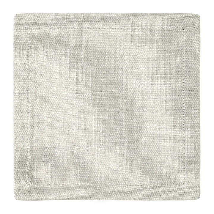 CNP-4912-66_3|Beige woven cloth napkin with a simple hemmed border, ideal for elegant dining and everyday kitchen use, durable.