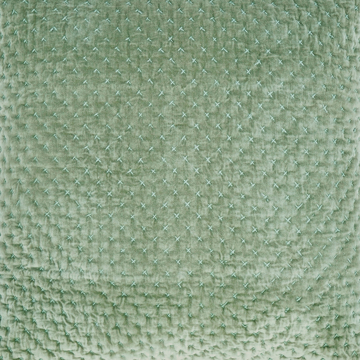 SWT-328-1010_1|Pale green individual swatch, showcasing a dense, repeated small cross-stitch pattern with an overall textured surface.