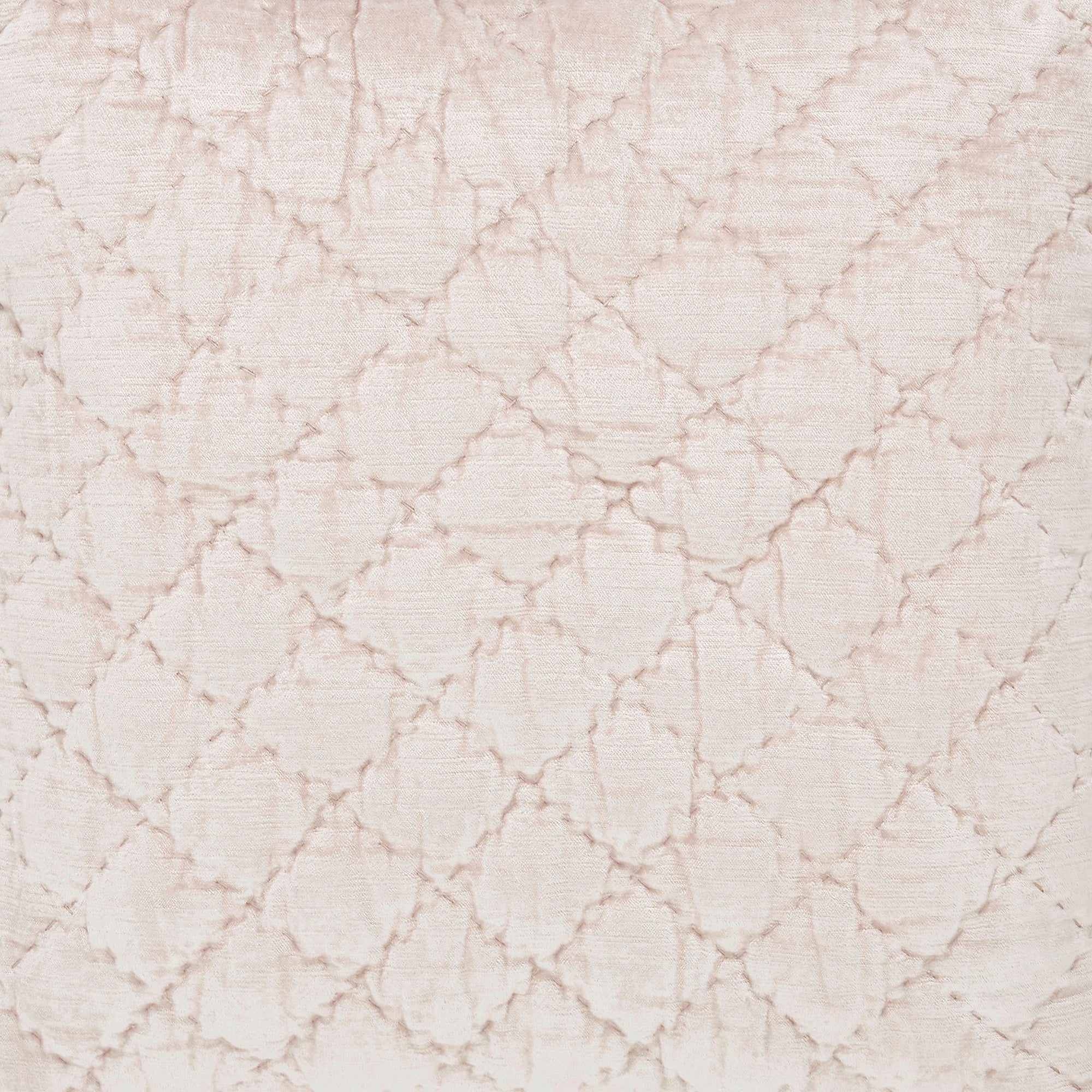 SWT-342-7.8_1|Light pink quilted pillow with diamond pattern, offering a soft and elegant accent for comfortable living.