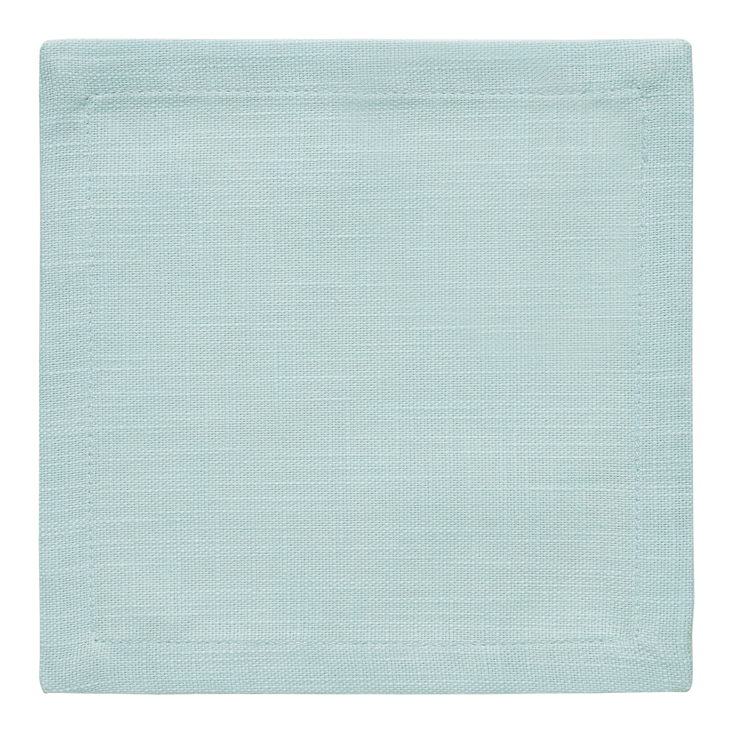 CNP-4903-66_3|Close-up of a single well-crafted light blue linen napkin, perfect for adding a touch of color to any meal.