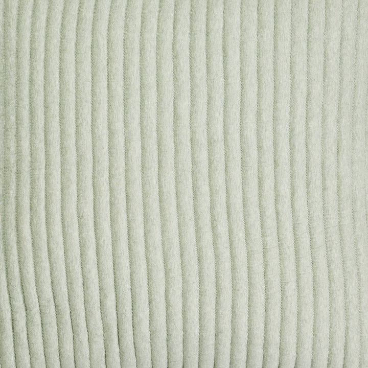 SWT-370-7.8_1|Soft light sage green fabric with a subtle vertical ribbed texture, ideal for natural-themed decor, throws, or apparel.