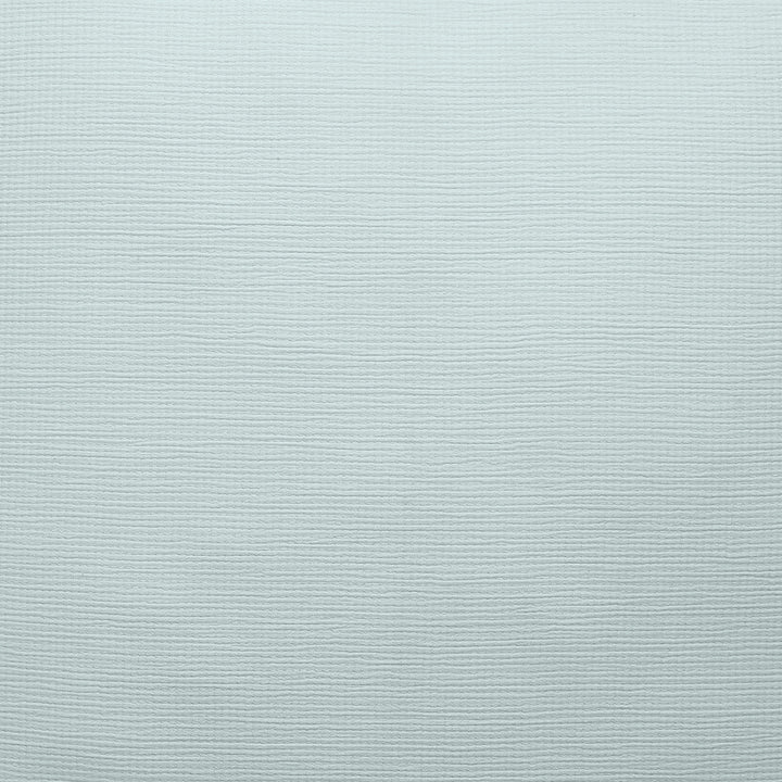 BL-859-11096_11|Close-up of soft light blue textured blanket fabric with a subtle ribbed pattern, ideal for cozy bedding and home decor.