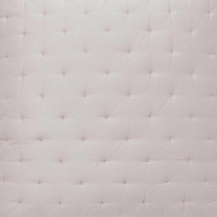 SWT-350-7.8_1|Quilted white pillow with tufted dots. Soft, luxurious bedding accessory for comfort and modern bedroom decor.