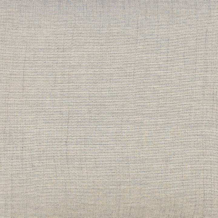 BT-113-11096_6|Close-up textile pattern of a light gray and white striped textured blanket, highlighting its intricate weave.