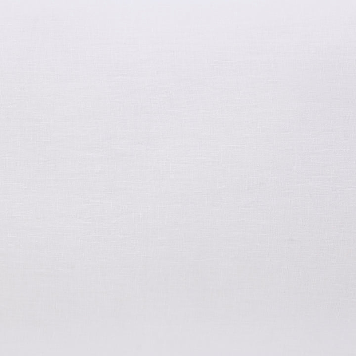 SWT-514-7.8_1|Pure white soft linen-look fabric, versatile and breathable, perfect for minimalist bedding, curtains, and elegant textile products.