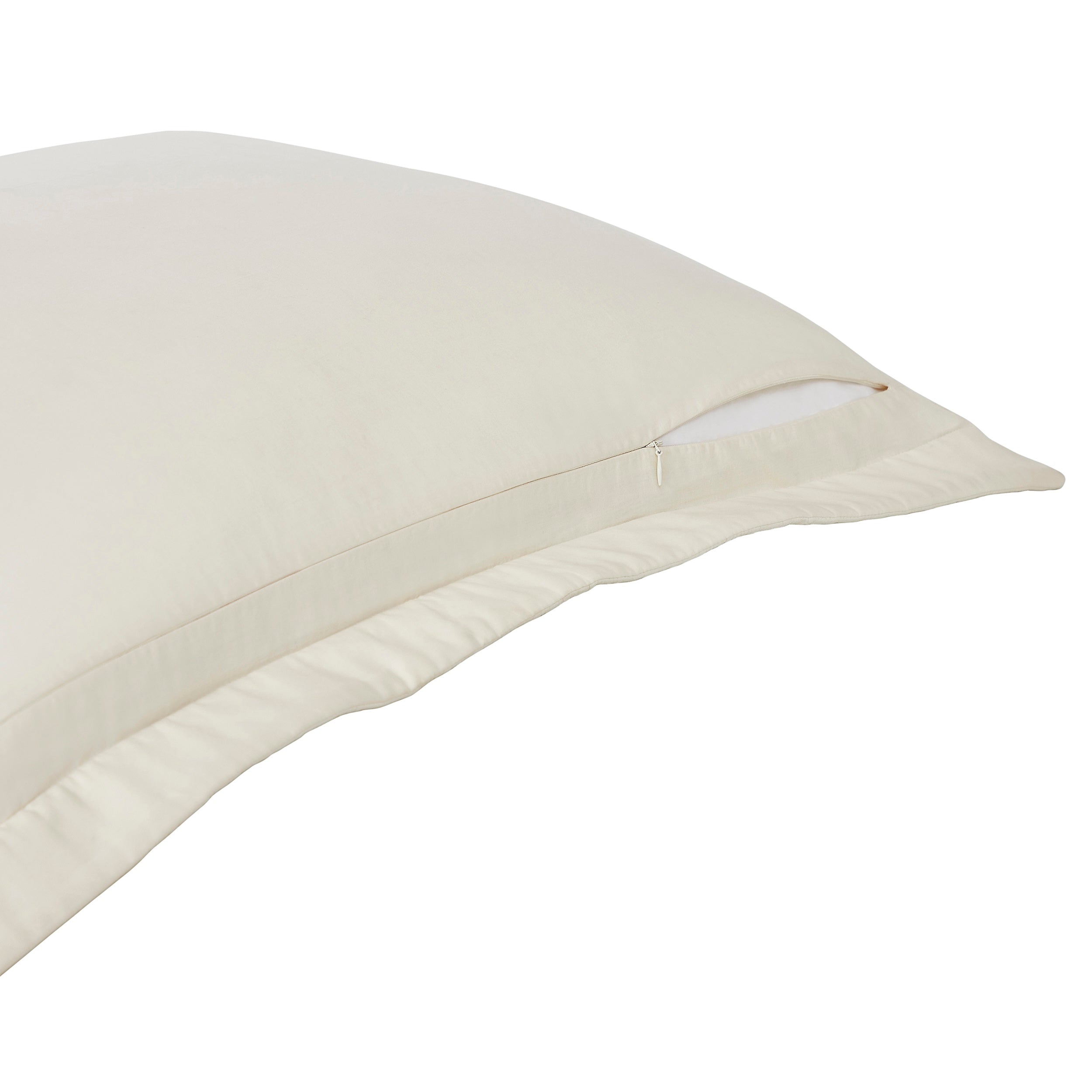 ES-271-2626_2|Off-white solid cotton coverlet, soft and lightweight. Modern elegant design provides comfortable bedding, perfect for any bedroom decor.