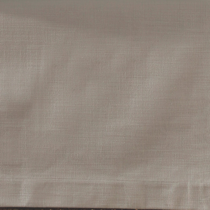 BS-109-7880_3|Close-up of light beige panel bed skirt texture, showcasing its subtle woven pattern for a refined and versatile look.