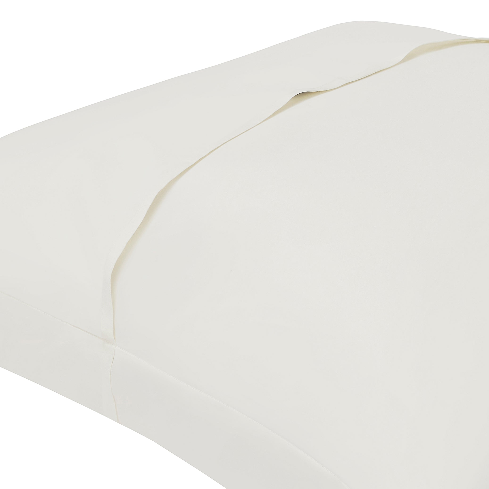 ES-064-2626_2|Soft white cotton sateen duvet cover, luxurious feel, sleek design, offering elegant comfort and style for your bed.