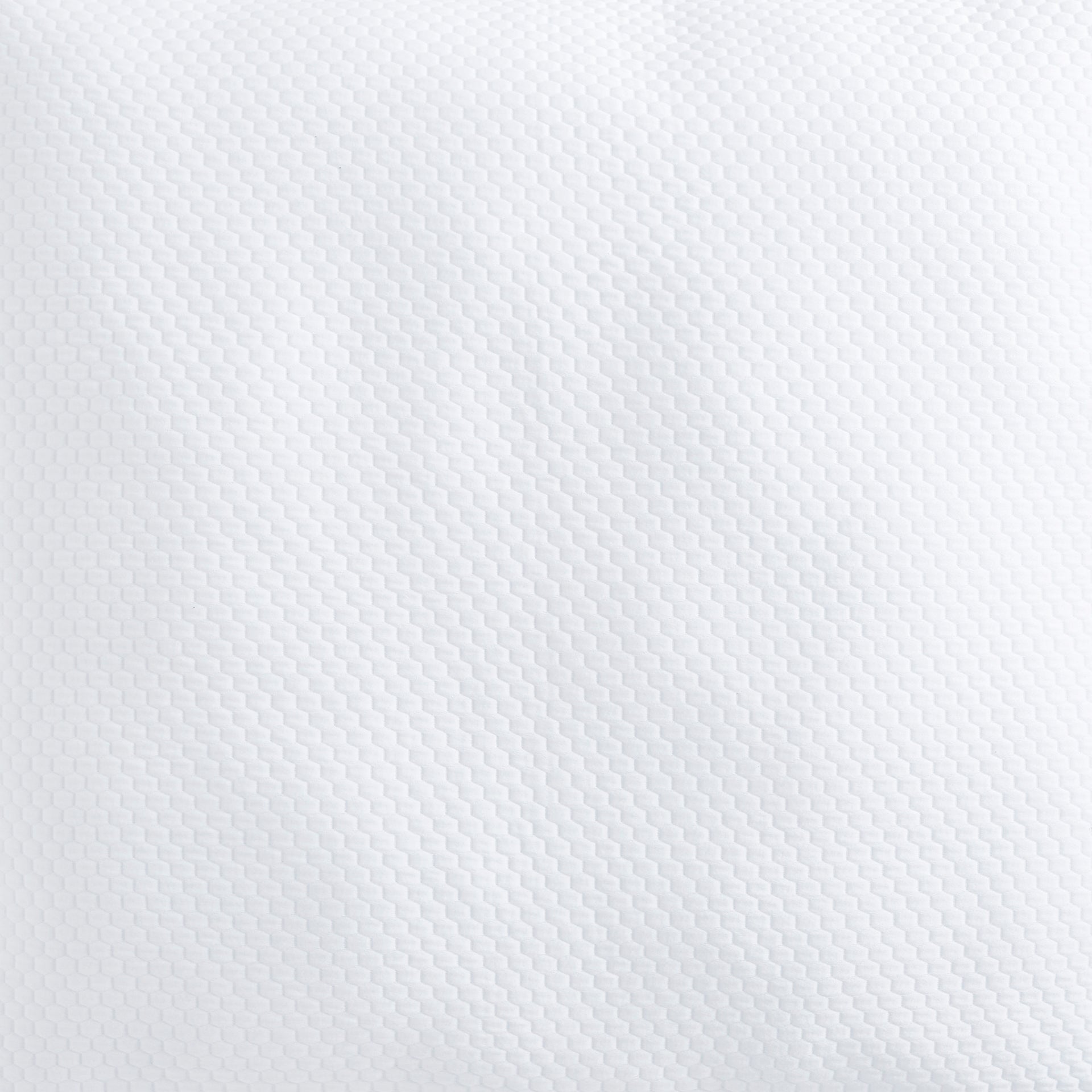 SWT-256-7.8_1|Textured white fabric featuring a subtle, repeating geometric honeycomb pattern, ideal for modern decor or upholstery.