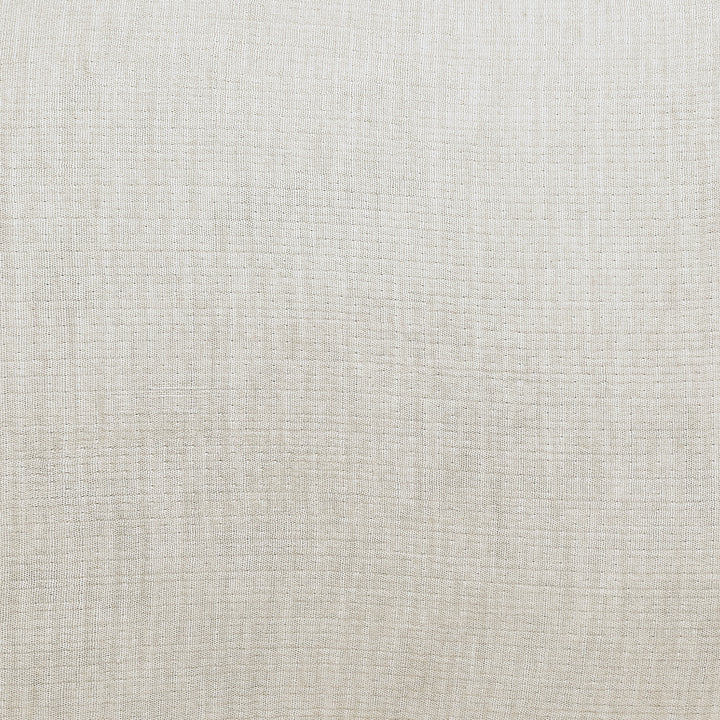 DT-049-9092_11|Full frame close-up of cream textured duvet cover fabric, emphasizing its soft, natural, and breathable quality.