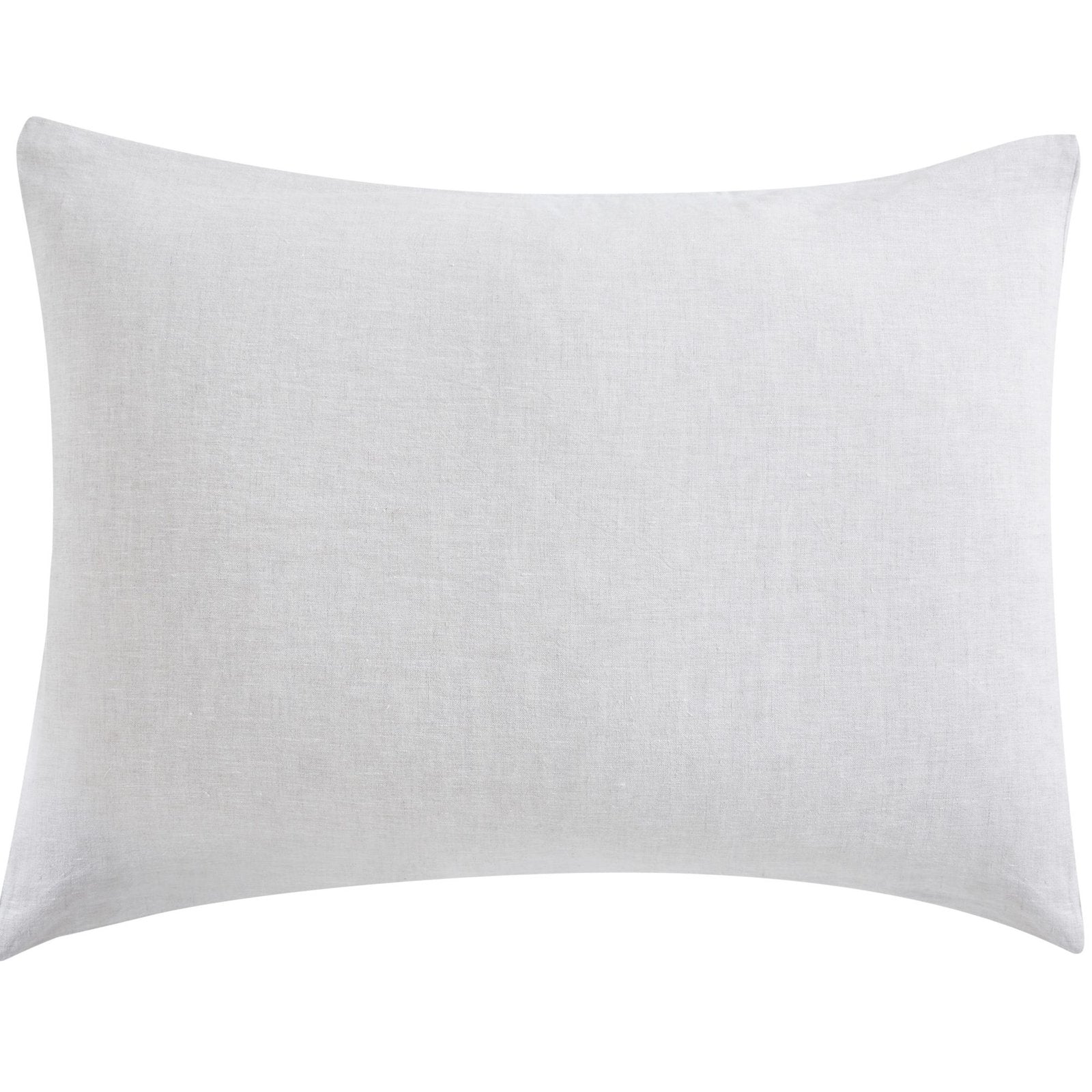 KS-038-2036-PO1253_1|Crisp white rectangular pillow sham for duvet cover, offering clean, minimalist elegance and smooth texture.