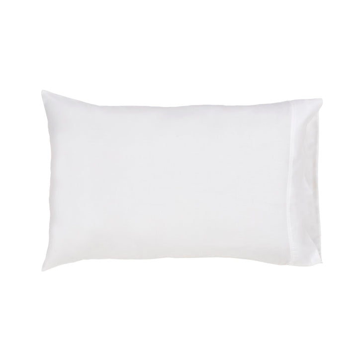 AKP-509-2040_1|White 100% Lyocell pillowcase, soft and breathable sateen finish for luxurious, cooling sleep comfort. (117)