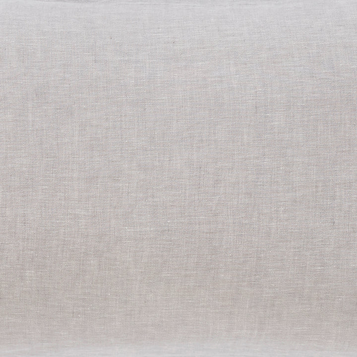 SWT-516-7.8_1|Natural light grey linen-look fabric with a subtle texture and plain weave, perfect for curtains, upholstery, or apparel.