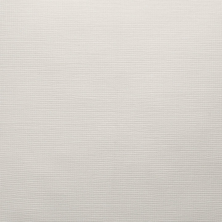 BL-860-9496_11|Detailed close-up of a crisp white waffle weave blanket fabric, highlighting its soft, breathable texture and cozy feel.