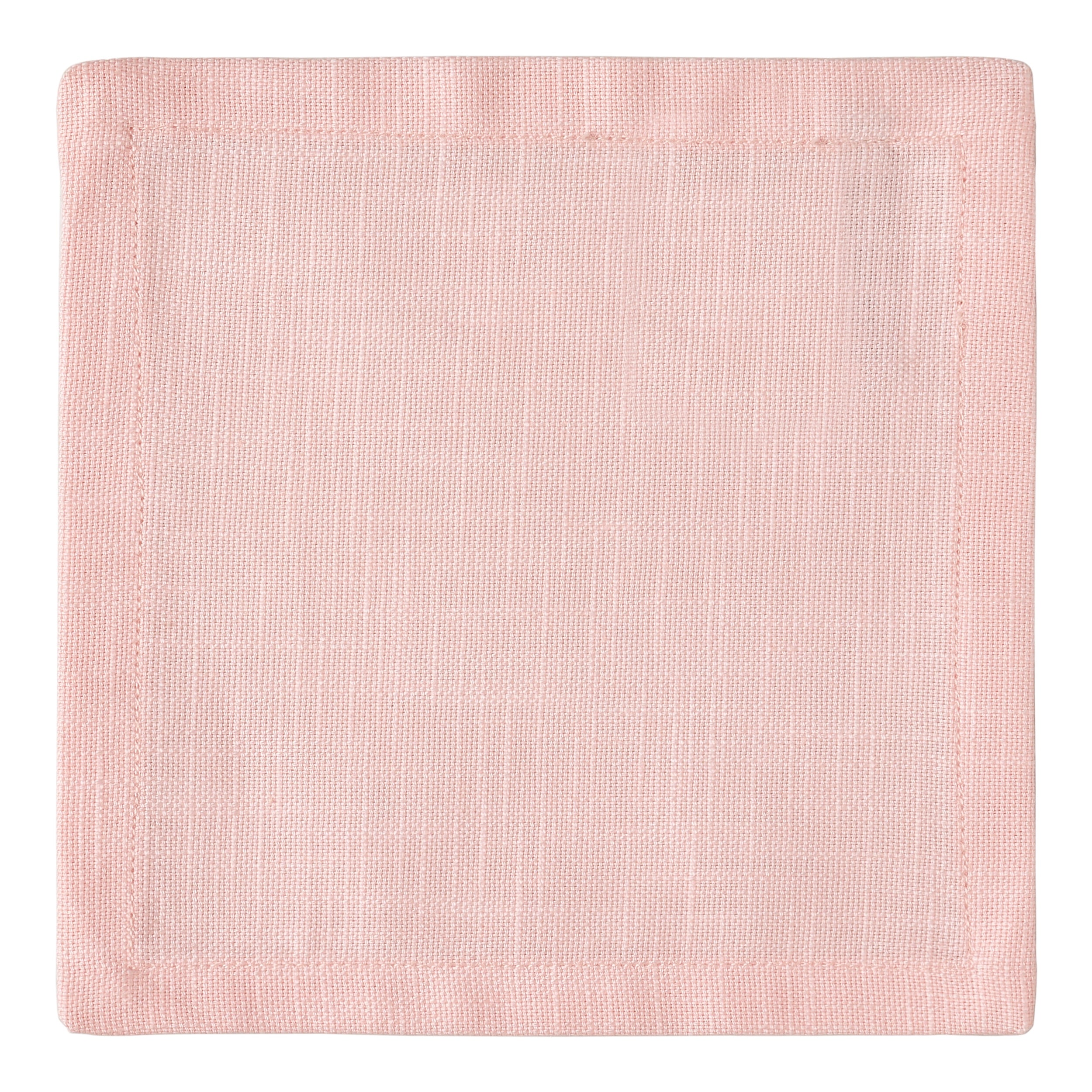 CNP-4910-66_3|Soft pink linen dinner napkin, single square, perfect for elegant table settings, reusable, adds a touch of blush decor.