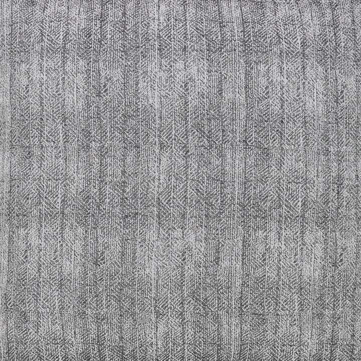 SWT-034-7.8_1|Stylish grey fabric showcasing a subtle textured herringbone pattern with vertical stripes. Versatile for modern interiors.