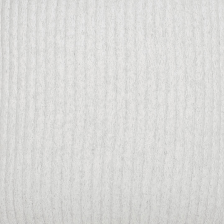 SWT-374-7.8_1|Soft white throw blanket with a comfortable vertical ribbed texture, ideal for adding warmth and coziness to any home.