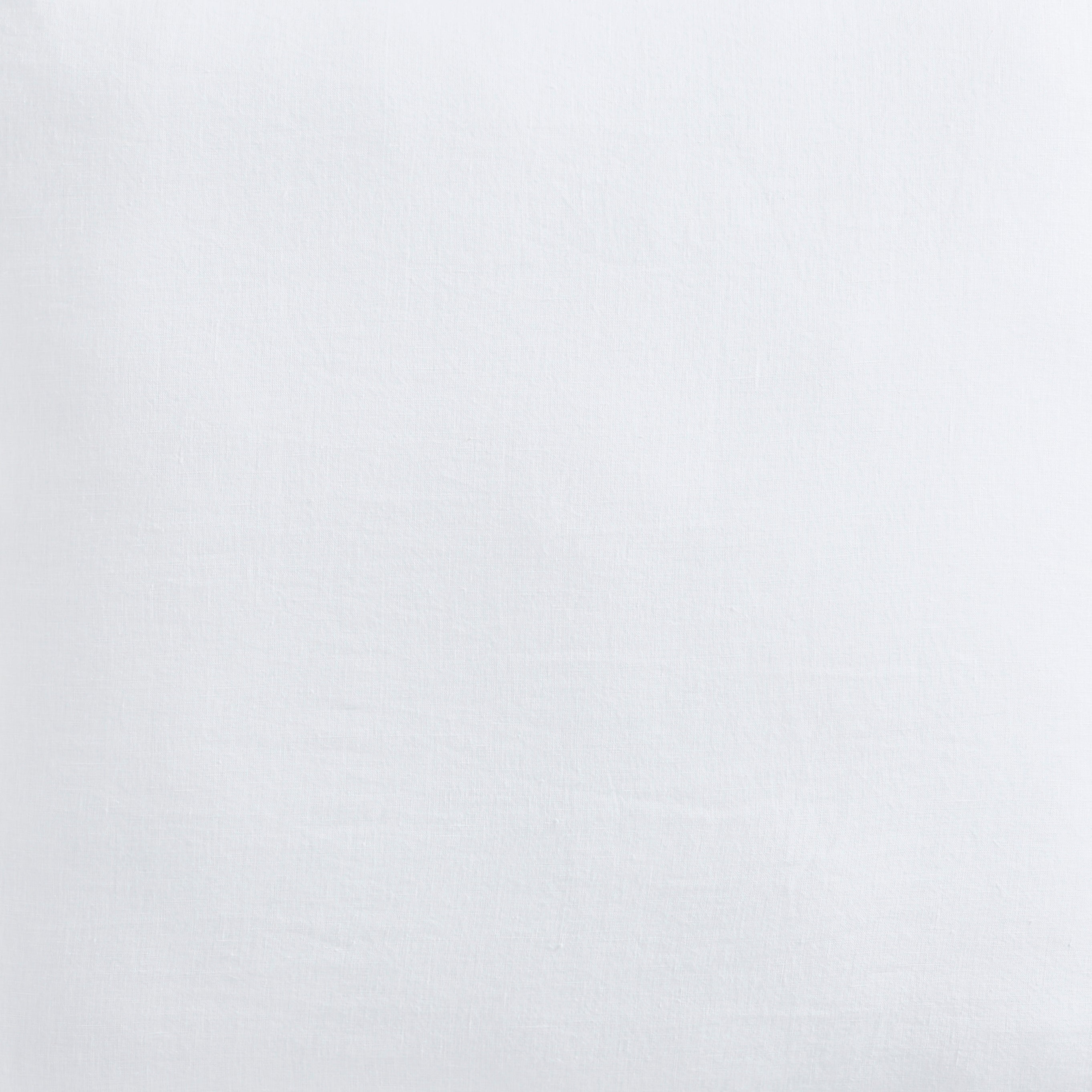 SWT-037-7.8_1|Crisp white pure linen pillow fabric, smooth breathable texture, perfect for a fresh, minimalist, and natural aesthetic.