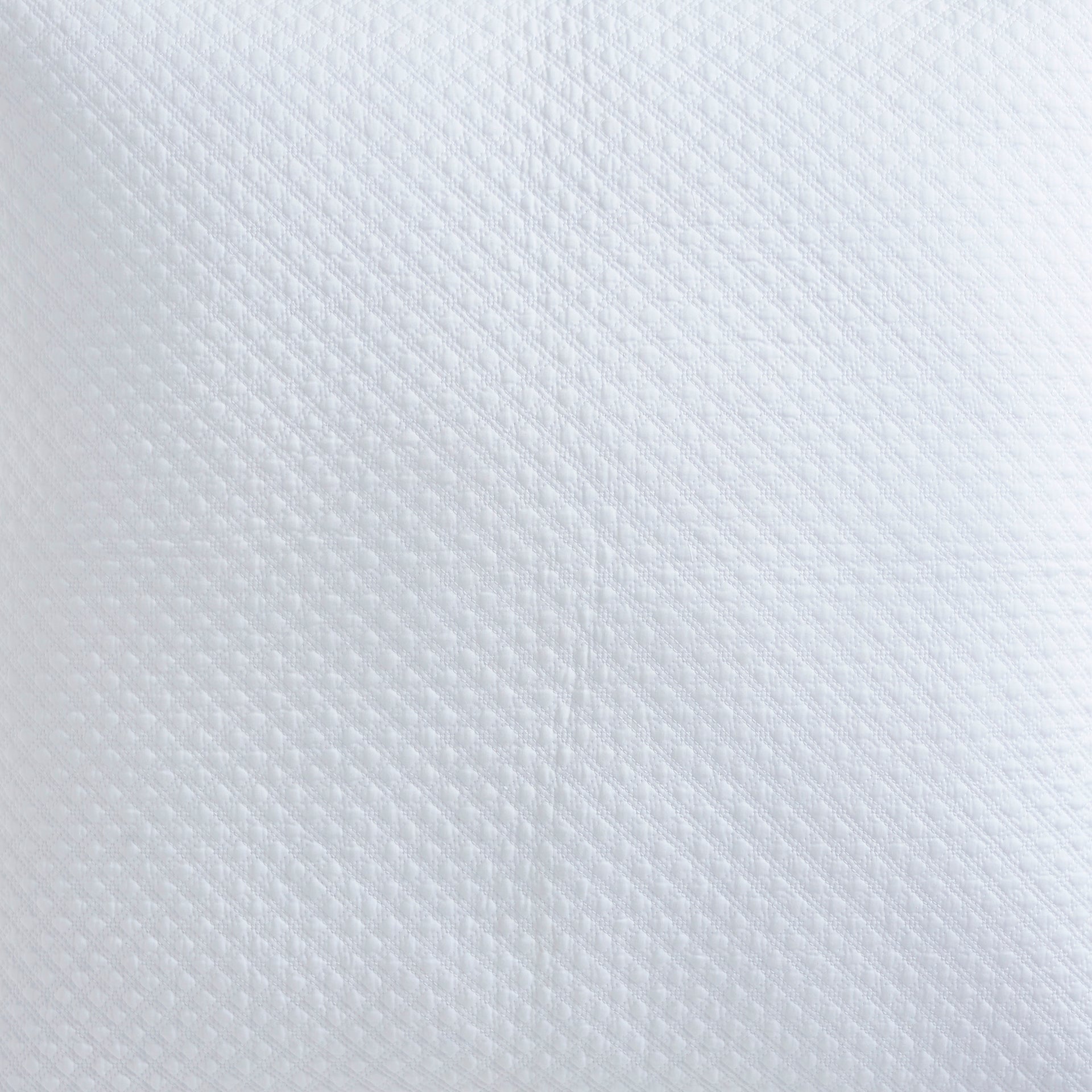 SWT-200-X_1|Elegant white bedding fabric with a subtle diagonal grid texture, adding modern sophistication and soft comfort.