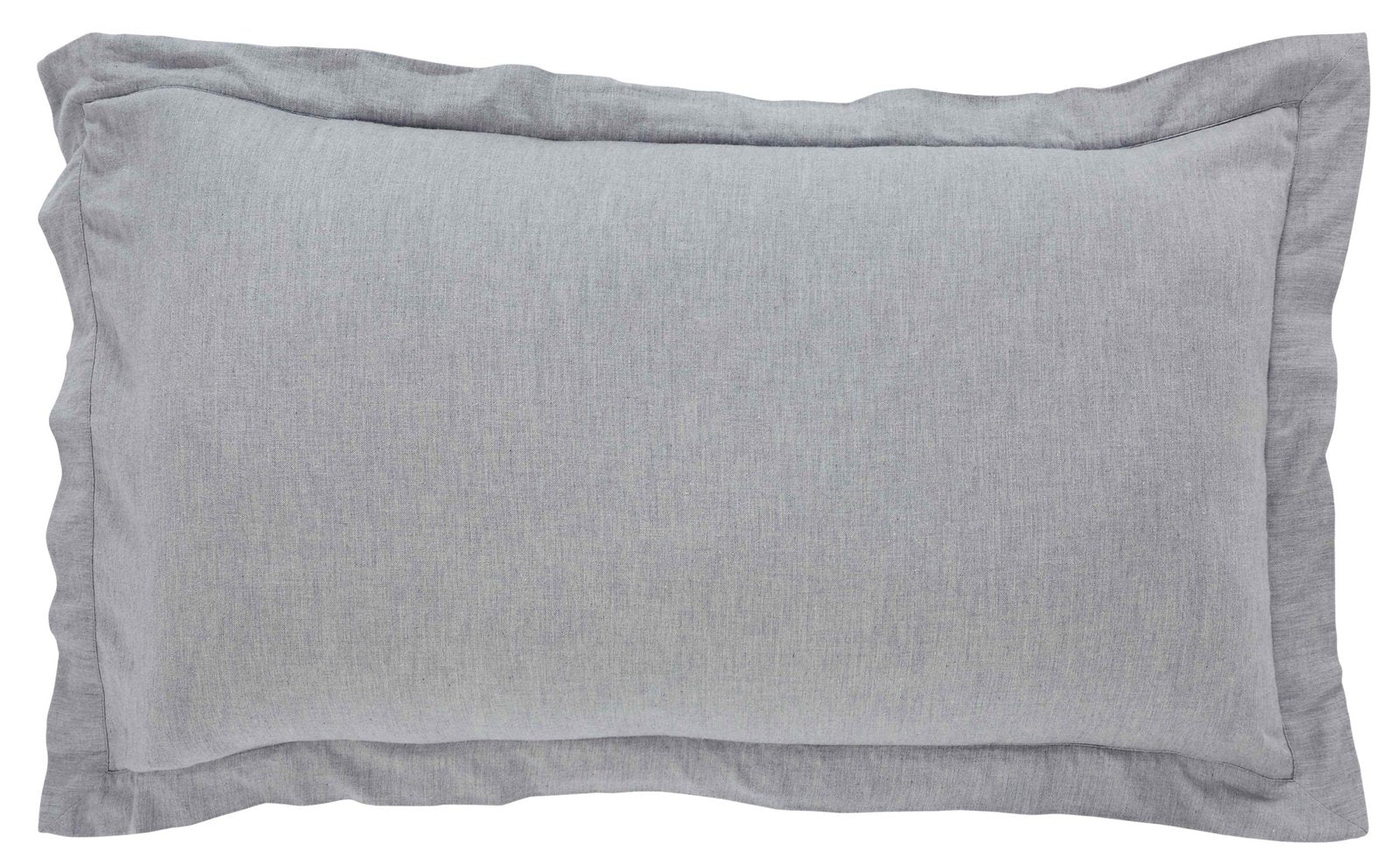 KS-024-2036_1|Soft grey pure cotton duvet cover, simple yet elegant design for a calm, comfortable, and inviting bed.