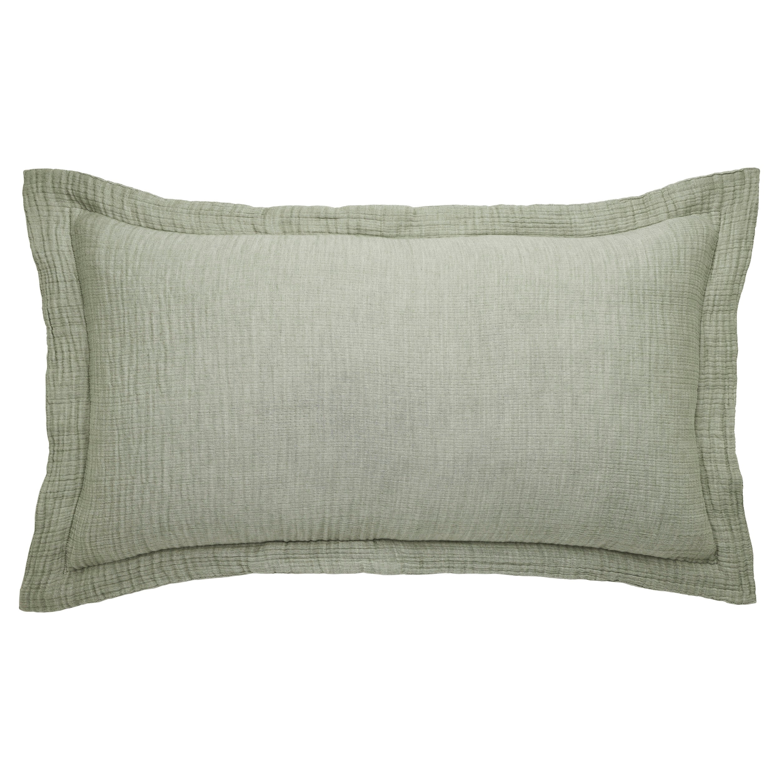 KS-051-2036_1|Soft sage green textured cotton duvet cover, breathable fabric, adds cozy comfort and relaxed elegance to any bedroom.