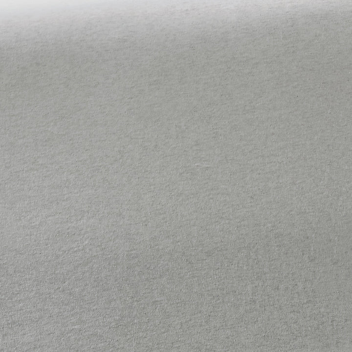 AKP-525-2040_2|Close-up of soft grey 100% cotton knit sheets fabric. Breathable, cozy, durable bedding for ultimate comfort.