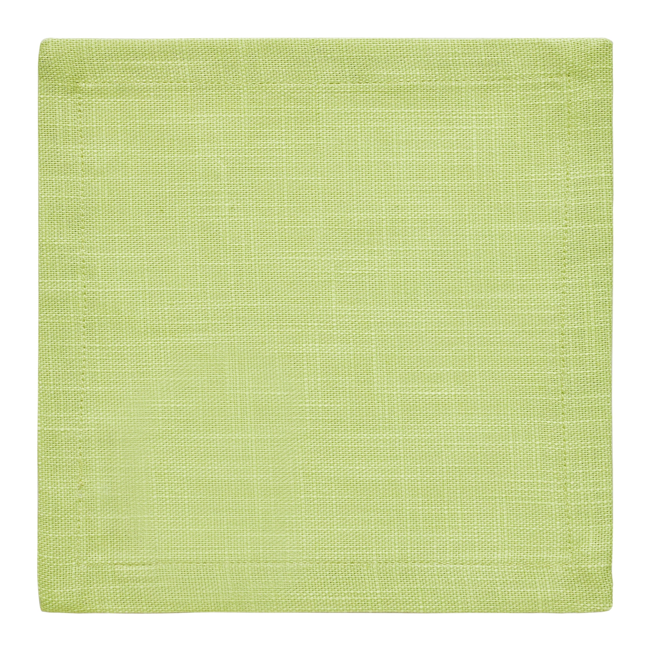 CNP-4904-66_3|Close-up of a single light green fabric napkin, woven texture, a versatile reusable cloth for dining and elegant table settings.