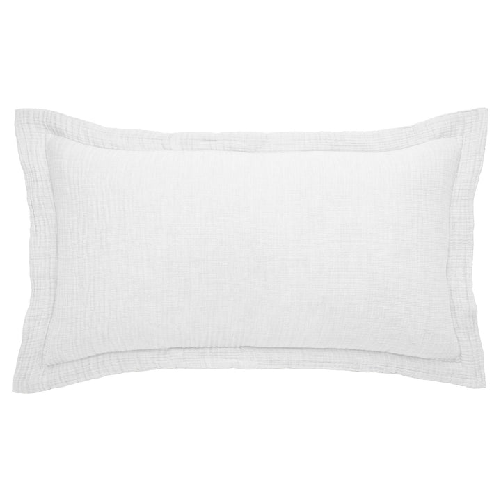 KS-048-2036_1|White crinkled cotton duvet cover, soft textured fabric with a casual relaxed look, perfect for cozy bedrooms.